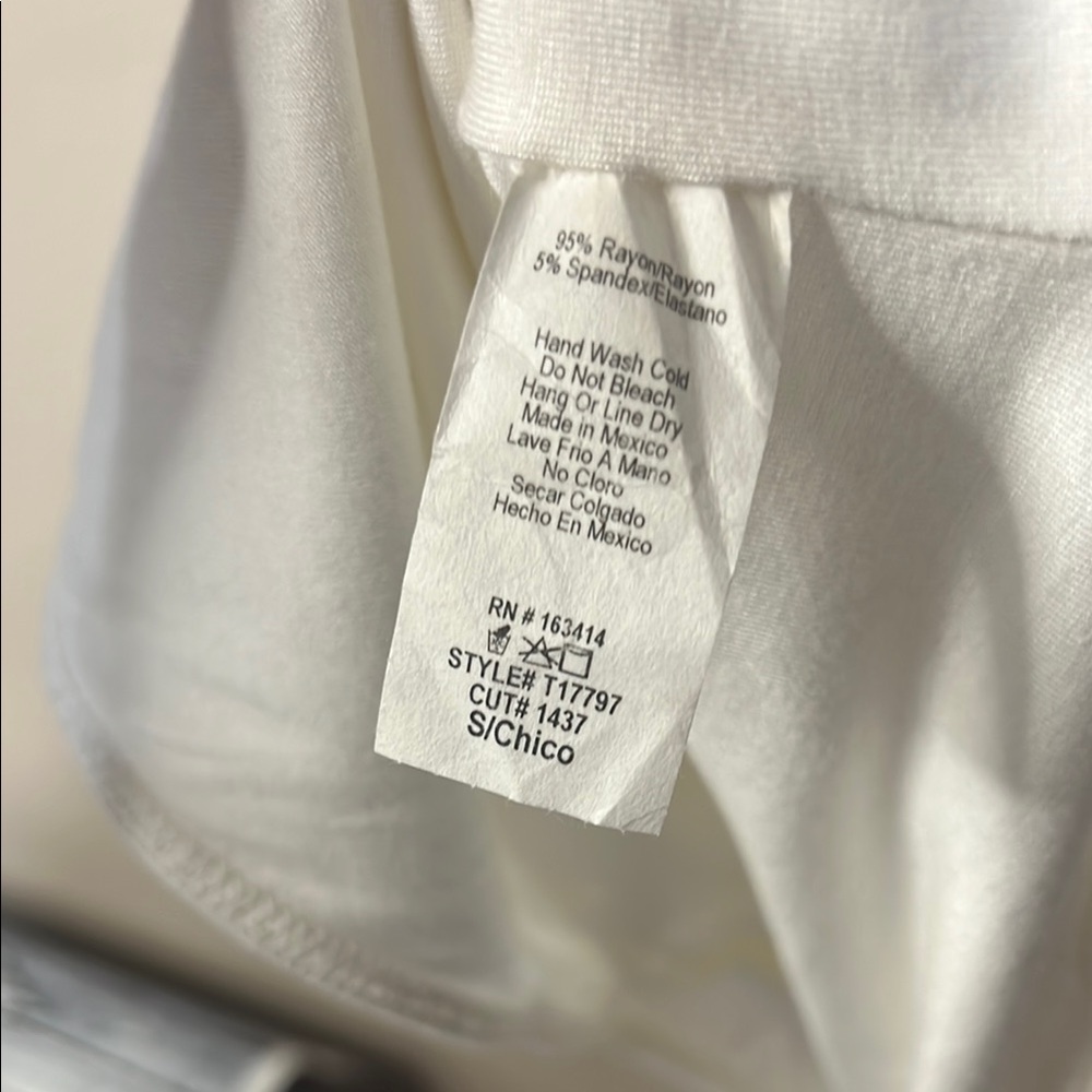 Women's White Sleeveless bodysuit small - Picture 6 of 6